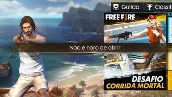 Free Fire como jogar o modo Corrida Mortal erro não é hora de abrir