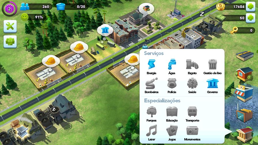 Jogos de Construir Cidades no Jogos 360