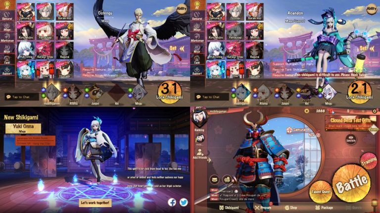 Onmyoji arena герои имена и фото