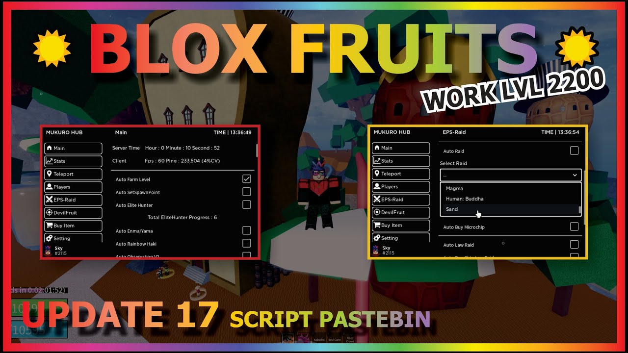 Blox Fruits Codes - Todos os códigos de trabalho para Roblox Blox