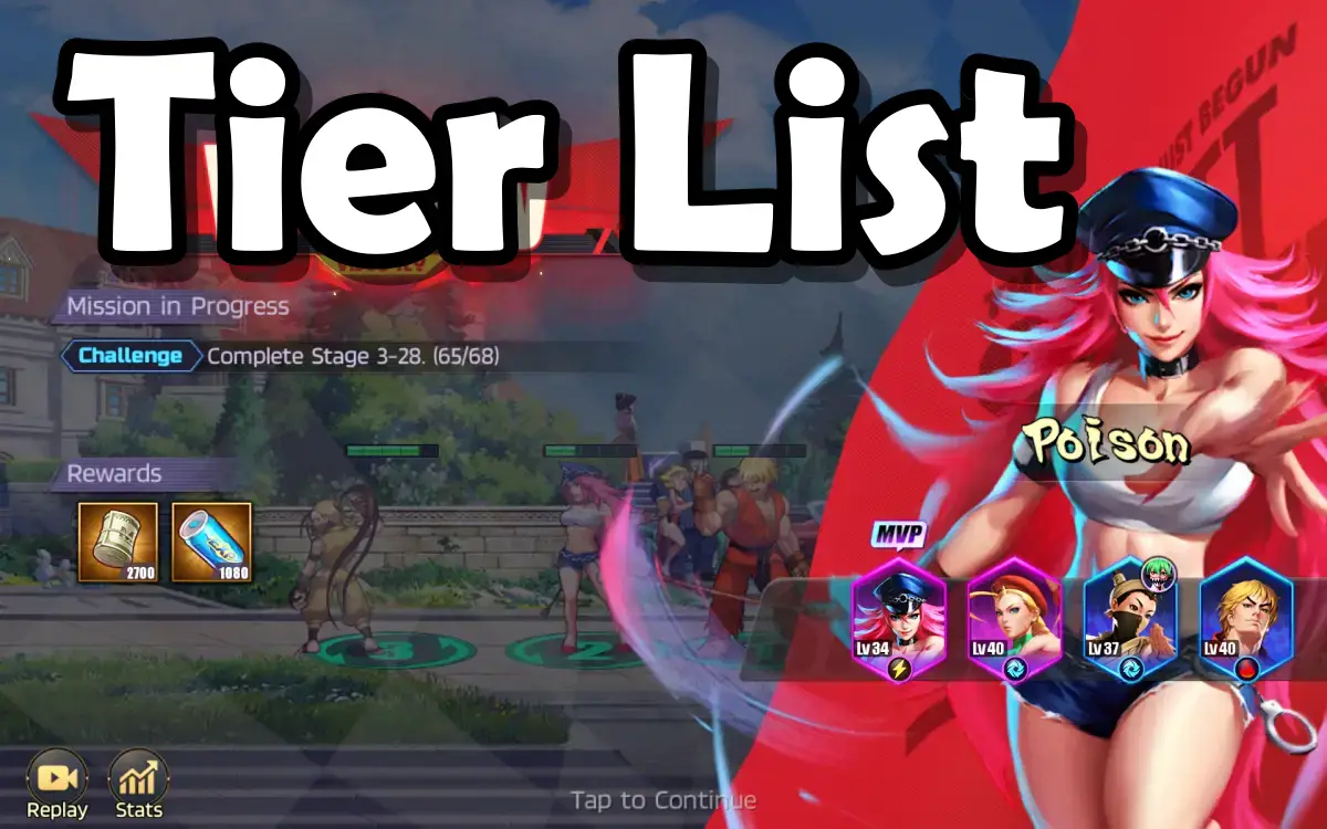 Street Fighter Duel Tier List - Best Fighters to Pick